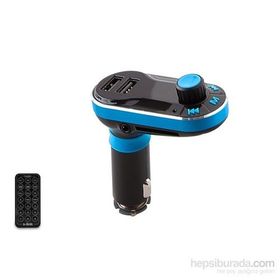 S-link SL-FM66 SD/Usb Destekli + 2.1A Usb Şarj Portlu Fm Transmitter