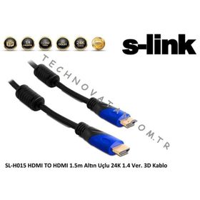 S-Link SL-H015 1.5 Mt 3 HDMI-M/HDMI-M Kablo