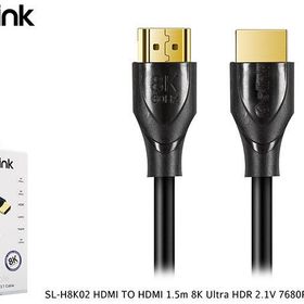 S-Link SL-H8K02 HDMI - HDMI 1.5 mt Ultra HD 8K V2.1 Kablo
