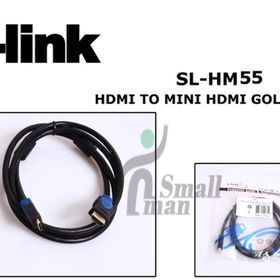S-Link SL-HM55 Gold 3 mt Mini HDMI-M To HDMI-M Kablo