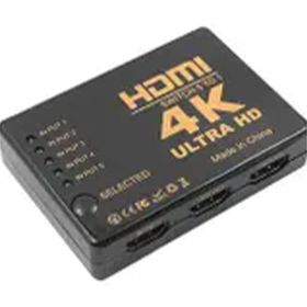 S-Link SL-HSW4K55 HDMI 5TO1 SWITCH 4K-2K, IR +Adaptör