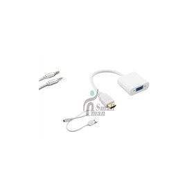 S-Link SL-HVS13 Hdmı Erkek To Vga Dişi veAudio Micro Usb Çevirici