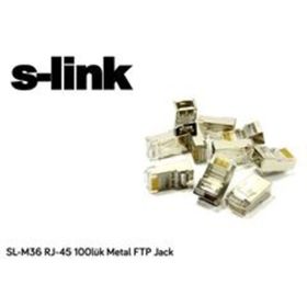 S-Link SL-M36 Metal Uçlu FTP Konnektör