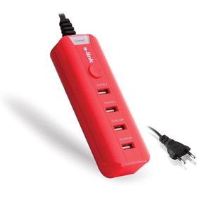 S-Link SL-M4 Akıllı Telefon ve Tabletler 4000 mAh Kımızı 4 USB Portlu Ev Şarj Adaptörü