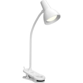 S-Link SL-M9000 USB Destekli Beyaz Masa Klipsli 6 SMD Ledli Okuma Lambası
