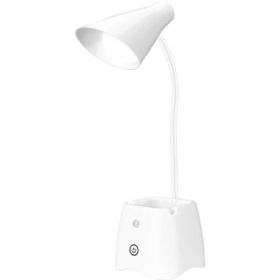 S-Link SL-M9001 3AA Pil ve USB Destekli Beyaz Masa Üstü 15 SMD Ledli Okuma Lambası