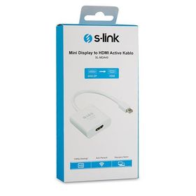 S-LINK SL-MDA45 Mini Display to HDMI Active Kablo