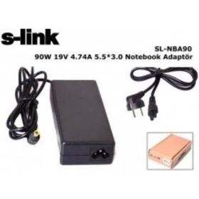 S-Link SL-NBA90 90W 19V 4.74A 5.5-3.0 Samsung Notebook Bataryası