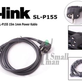 S-Link SL-P155 3x1 mm 15 mt Güç Kablosu