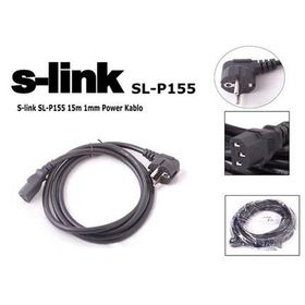 S-Link SL-P155 3x1 mm 15 mt Güç Kablosu