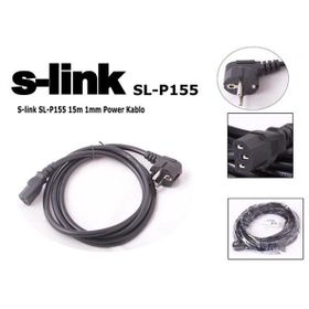 S-Link SL-P155 3x1 mm 15 mt Güç Kablosu
