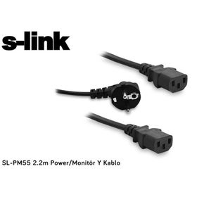 S-link SL-PM55 Power/Monitör Y Kablo