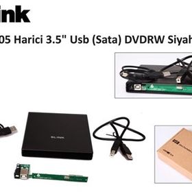 S-Link SL-S105 USB 2.0 SATA Notebook DVD-RW Kutusu