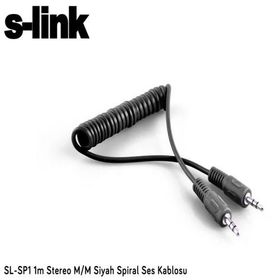 S-Link SL-SP1 Siyah 1 m Stereo Ses Kablosu