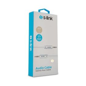 S-Link SL-SP70 1 m Beyaz 3.5 mm Stereo Ses Kablosu