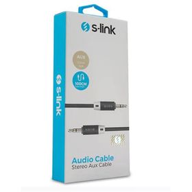 S-Link SL-SP70 1 m Siyah 3.5 mm Stereo Ses Kablosu