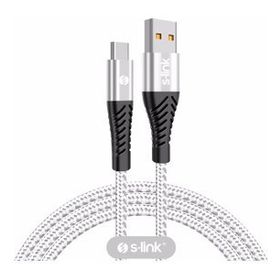 S-Link SL-STM55 Type-C 3A 1 M Hızlı Şarj Data ve Şarj Kablo