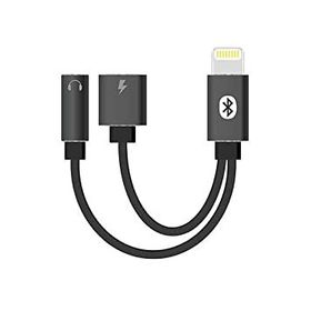 S-Link SL-TA40M Lightning Gri Metal 2in1 Bluetooth Şarj ve Kulaklık Çevirici