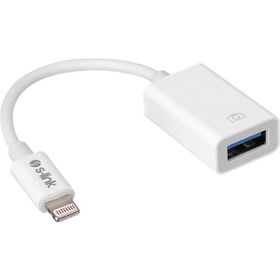 S-Link SL-TA74 Beyaz USB F to Lightning 10 cm Kablolu OTG Çevirici
