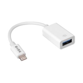 S-Link SL-TA74 Beyaz USB F to Lightning 10 cm Kablolu OTG Çevirici