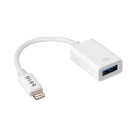 S-Link SL-TA74 Beyaz USB F to Lightning 10 cm Kablolu OTG Çevirici