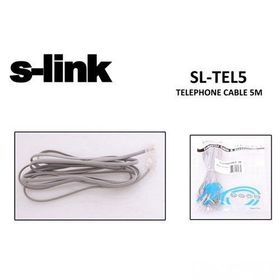 S-Link SL-TEL5 5M Telefon Poşet Kablosu