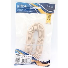 S-Link SL-TEL5 5M Telefon Poşet Kablosu