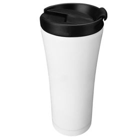 S-Link SL-TM1971A Mat Beyaz 500 ml İç 304 Dış 201 Paslanmaz Çelik Termos Kupa