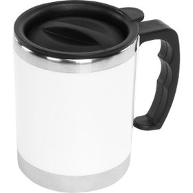 S-Link SL-TM1978 Beyaz 330 ml İç 304 Dış 201 Paslanmaz Çelik Kupa
