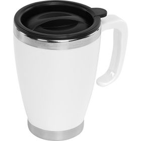 S-Link SL-TM1981 Beyaz 415 ml İç 304 Dış 201 Paslanmaz Çelik Kupa