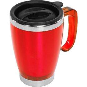 S-Link SL-TM1981 Kırmızı 415 ml İç 304 Dış 201 Paslanmaz Çelik Kupa