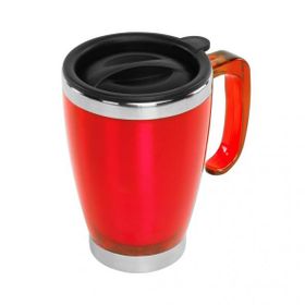 S-Link SL-TM1981 Kırmızı 415 ml İç 304 Dış 201 Paslanmaz Çelik Kupa