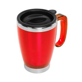 S-Link SL-TM1981 Kırmızı 415 ml İç 304 Dış 201 Paslanmaz Çelik Kupa