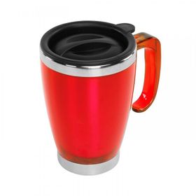 S-Link SL-TM1981 Kırmızı 415 ml İç 304 Dış 201 Paslanmaz Çelik Kupa