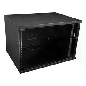 S-Link SL-U12 12U W 530 mm D 400 mm Siyah Yeni Nesil Soho Rack Kabin