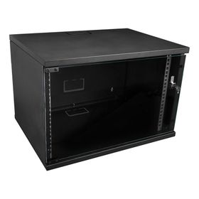 S-Link SL-U12 12U W 530 mm D 400 mm Siyah Yeni Nesil Soho Rack Kabin