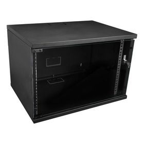 S-Link SL-U12 12U W 530 mm D 400 mm Siyah Yeni Nesil Soho Rack Kabin
