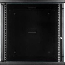 S-Link SL-U12 12U W 530 mm D 400 mm Siyah Yeni Nesil Soho Rack Kabin