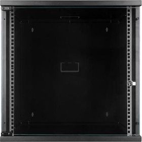 S-Link SL-U12 12U W 530 mm D 400 mm Siyah Yeni Nesil Soho Rack Kabin