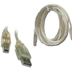 S-Link SL-U2003 3MT 2.0 USB Şeffaf Yazıcı Kablosu