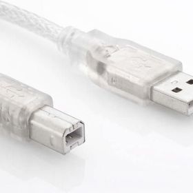 S-Link SL-U2003 3MT 2.0 USB Şeffaf Yazıcı Kablosu