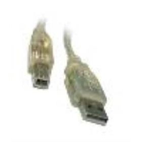 S-Link SL-U2005 USB 2.0 5 mt Şeffaf Yazıcı Kablo
