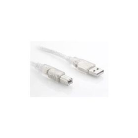 S-Link SL-U2005 USB 2.0 5 mt Şeffaf Yazıcı Kablo