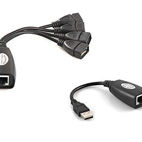 S-LINK SL-U57 RJ45 4 Port Usb Extender 50 m Uzatıcı