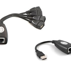S-LINK SL-U57 RJ45 4 Port Usb Extender 50 m Uzatıcı