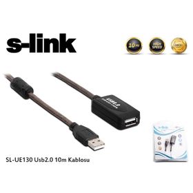 S-Link SL-UE130 Şeffaf 10 mt Uzatma Kablosu