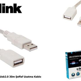 S-Link SL-UE145 30 mt USB Uzatma Kablosu