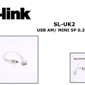 S-Link SL-UK23 Usb Am To Usb Mini 5PİN m Usb 2.0 30 cm Kablosu