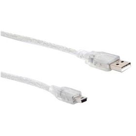 S-Link SL-UK55 Mini 5P TO 5 mt Şeffaf USB Kamera Kablosu