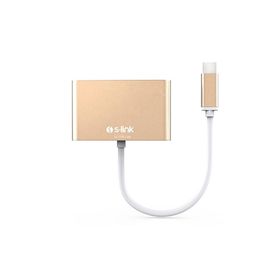 S-Link SL-USB-C68 Type-c To HDMI + USB 3.0 PD Çevirici